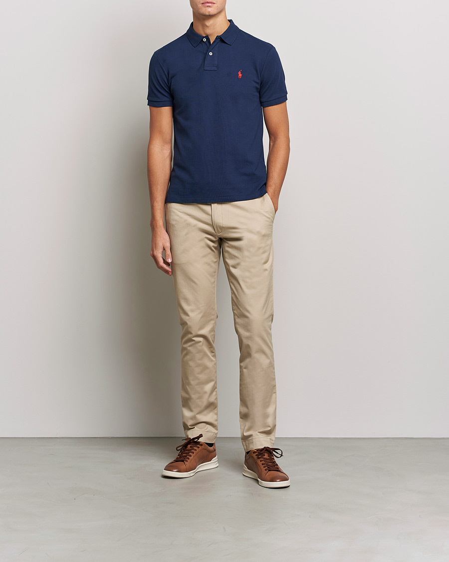 Homme | Polos | Polo Ralph Lauren | Slim Fit Polo Newport Navy