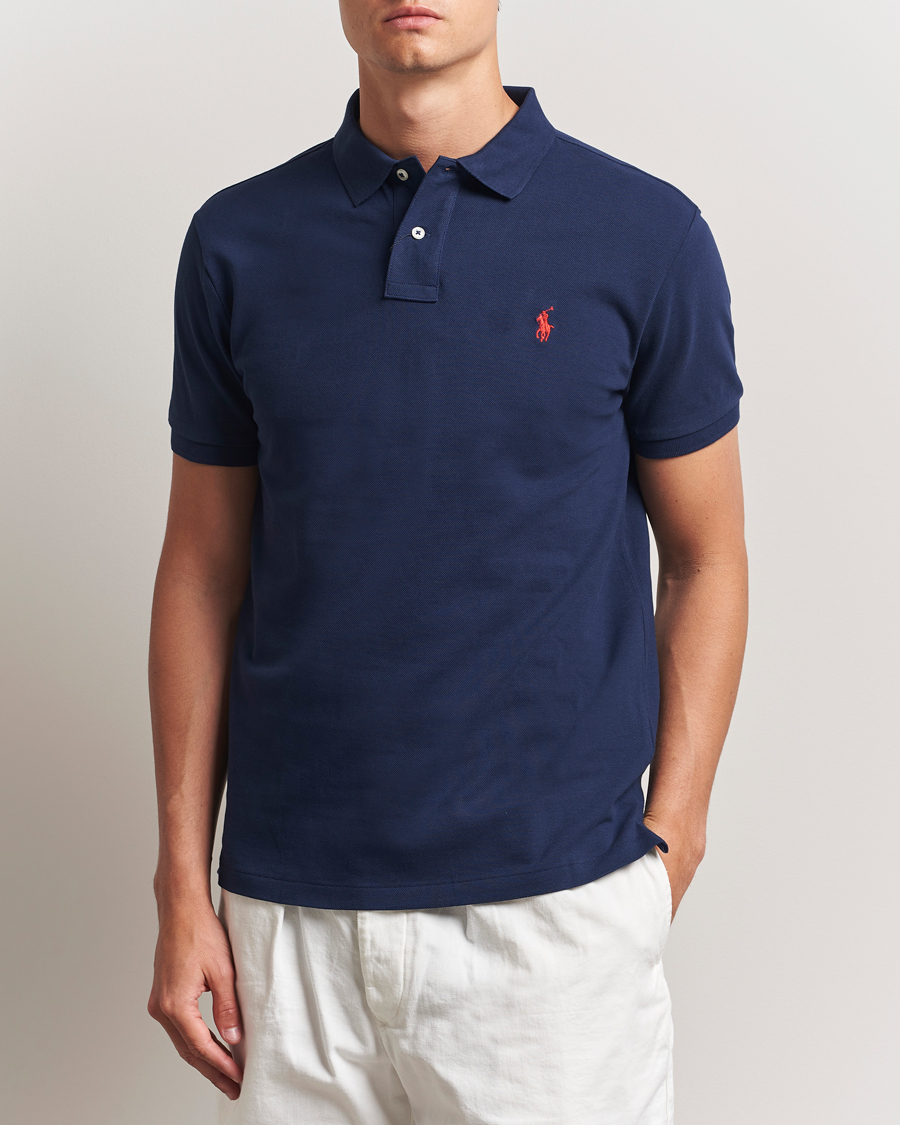 Homme | Polos | Polo Ralph Lauren | Slim Fit Polo Newport Navy
