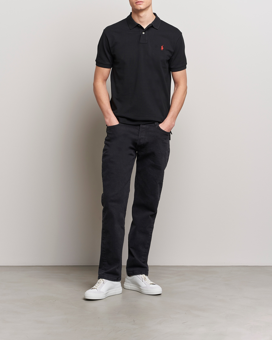 Heren | Polo's | Polo Ralph Lauren | Slim Fit Polo Polo Black