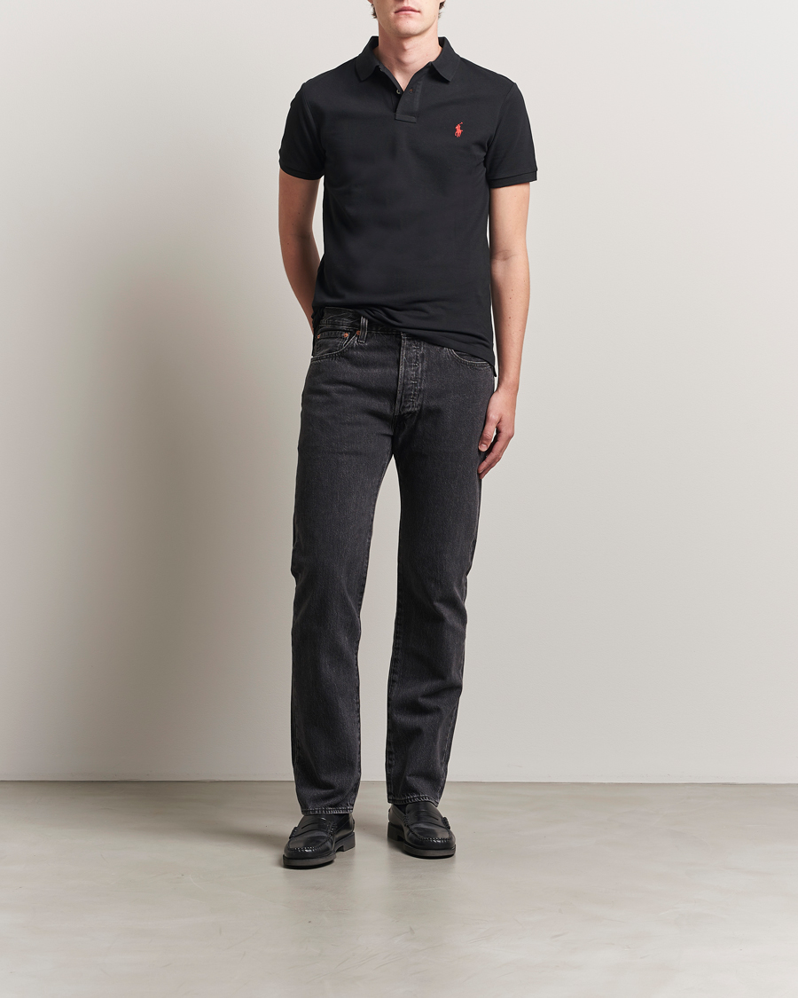 Homme | Polos | Polo Ralph Lauren | Slim Fit Polo Polo Black