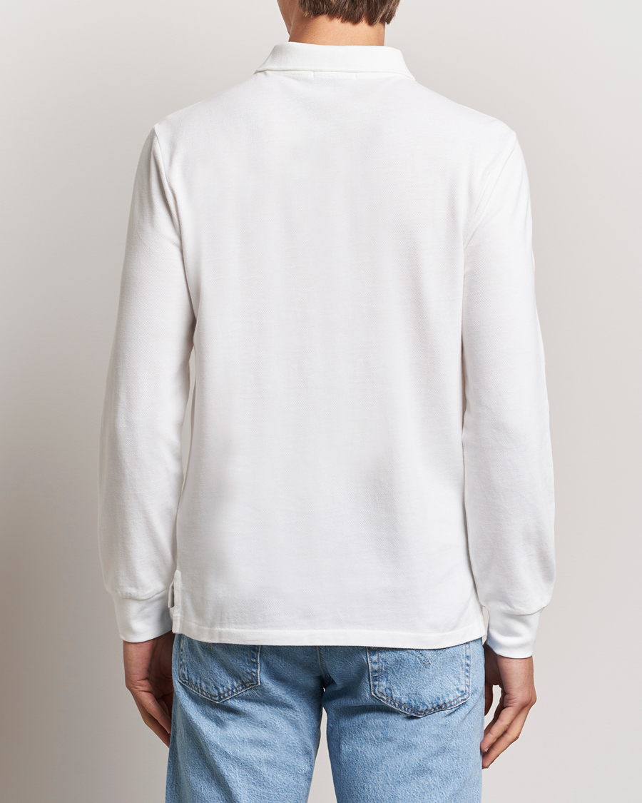 Heren | Polo's | Polo Ralph Lauren | Custom Slim Fit Long Sleeve Polo White