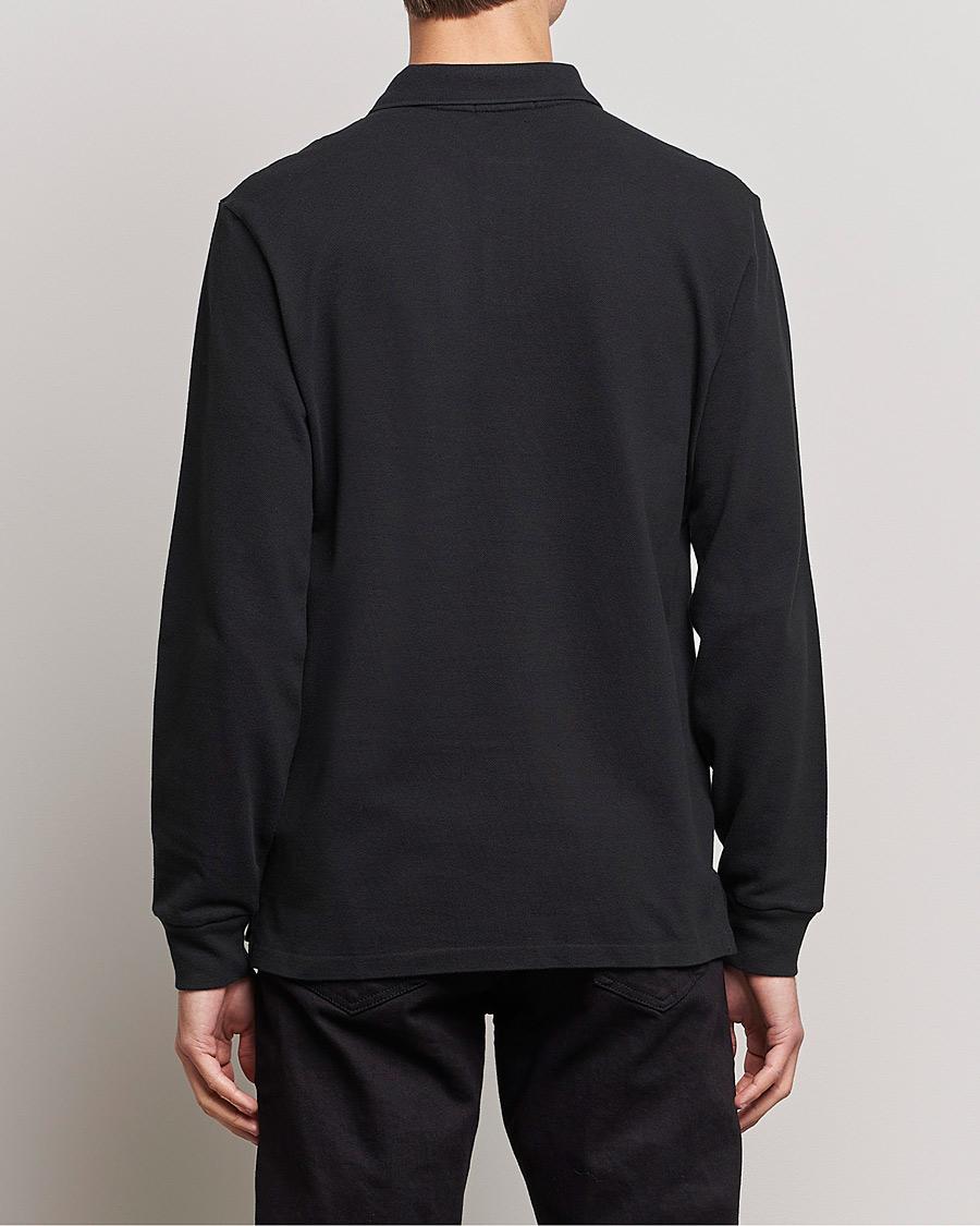 Heren | Polo's | Polo Ralph Lauren | Slim Fit Long Sleeve Polo Polo Black