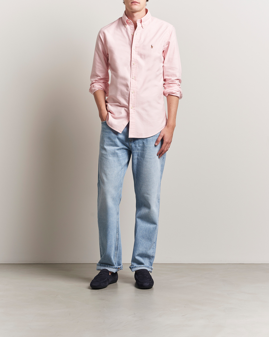 Homme | Chemises | Polo Ralph Lauren | Custom Fit Oxford Shirt Pink