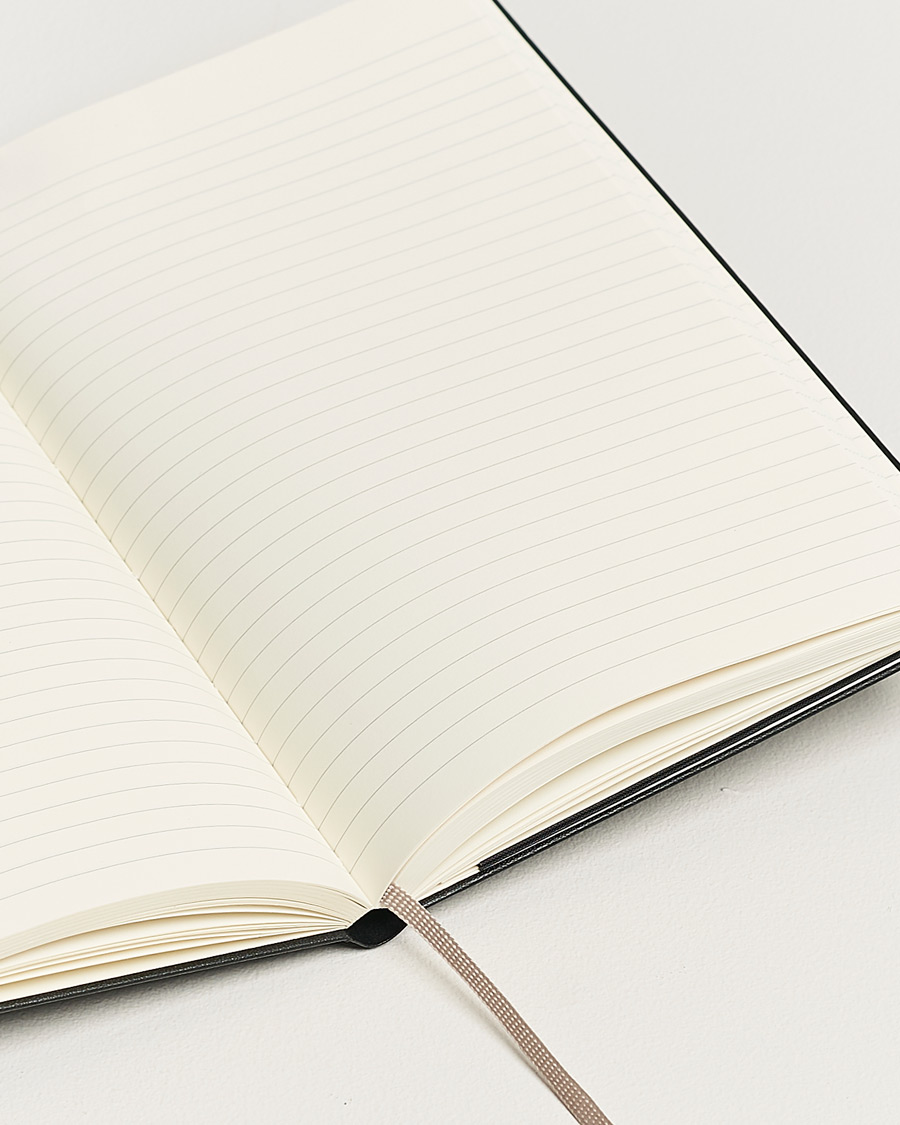 Homme | Moleskine Ruled Hard Notebook Large Black | Moleskine | Ruled Hard Notebook Large Black