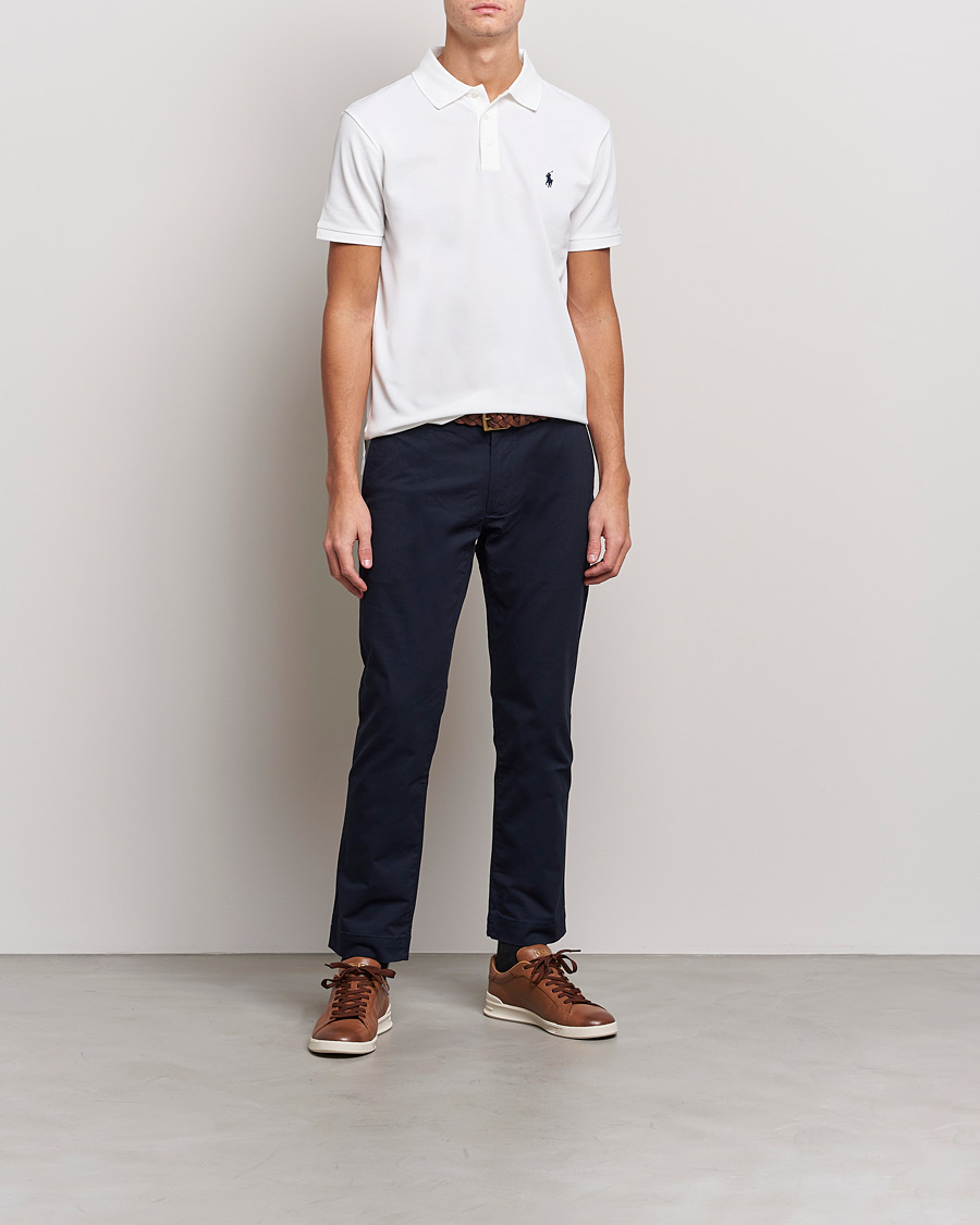 Homme | Polos | Polo Ralph Lauren | Slim Fit Stretch Polo White