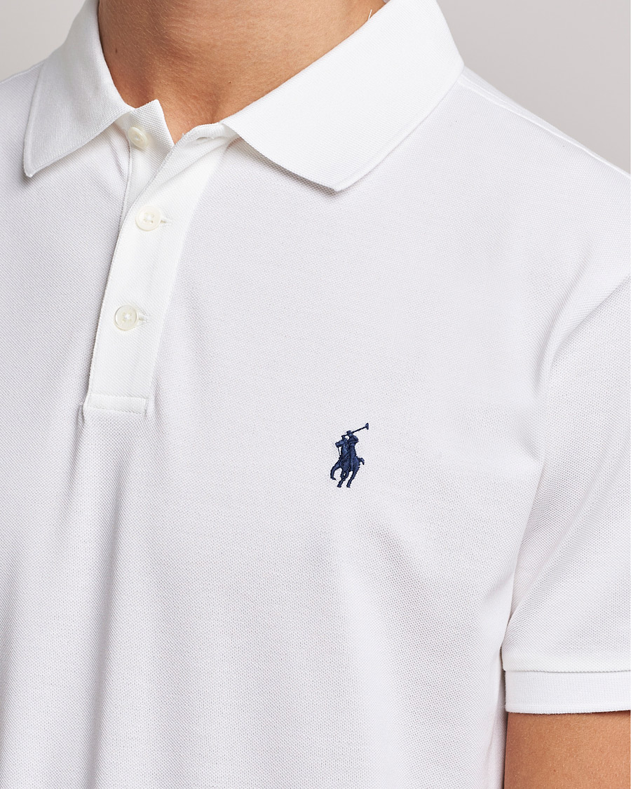 Homme | Polos | Polo Ralph Lauren | Slim Fit Stretch Polo White