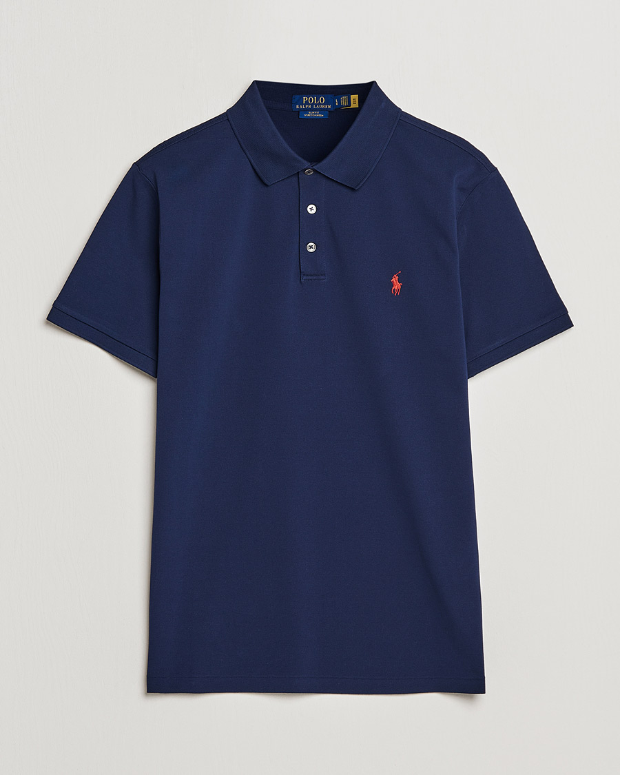 Heren | Polo's | Polo Ralph Lauren | Slim Fit Stretch Polo Refined Navy