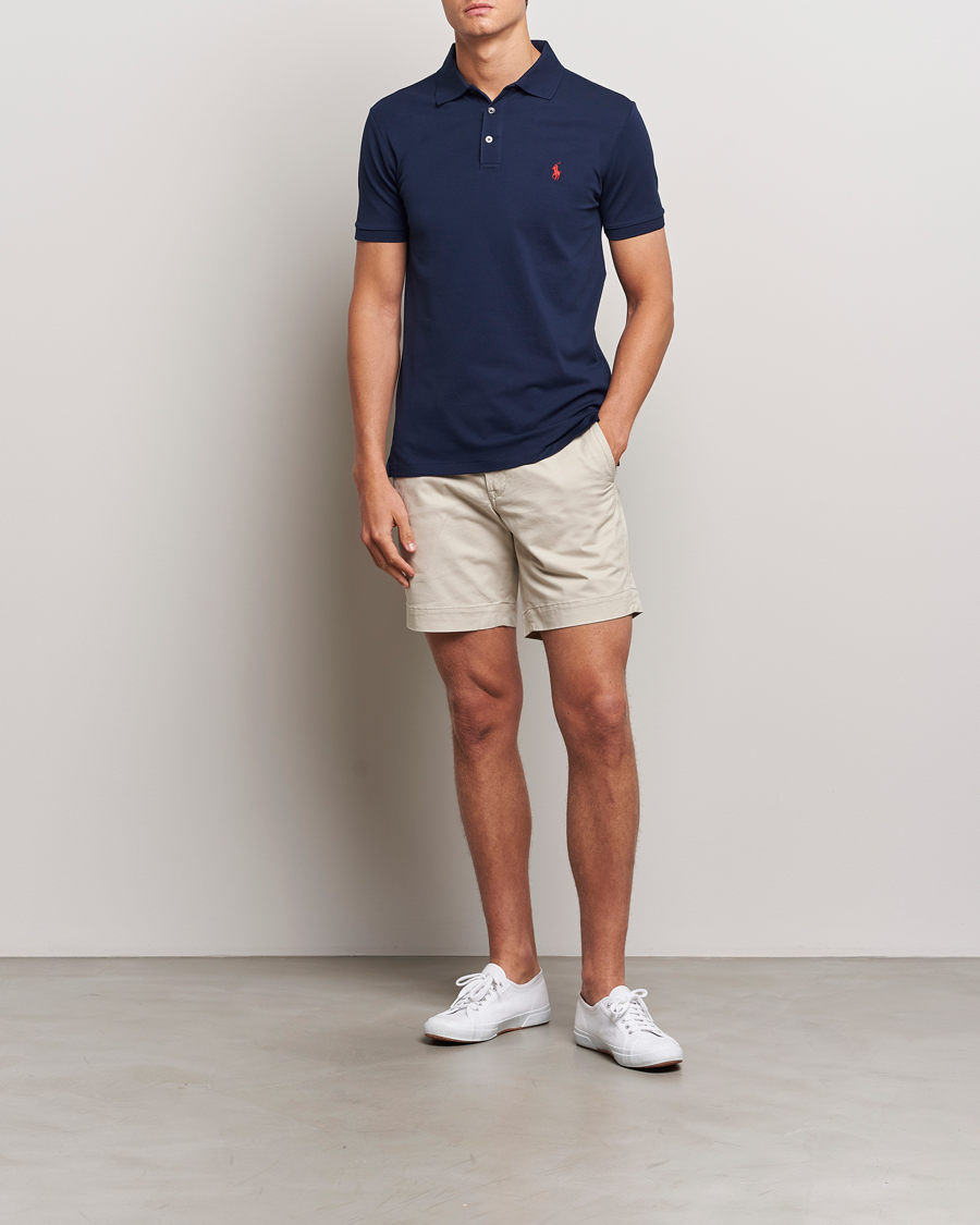 Heren | Polo's | Polo Ralph Lauren | Slim Fit Stretch Polo Refined Navy