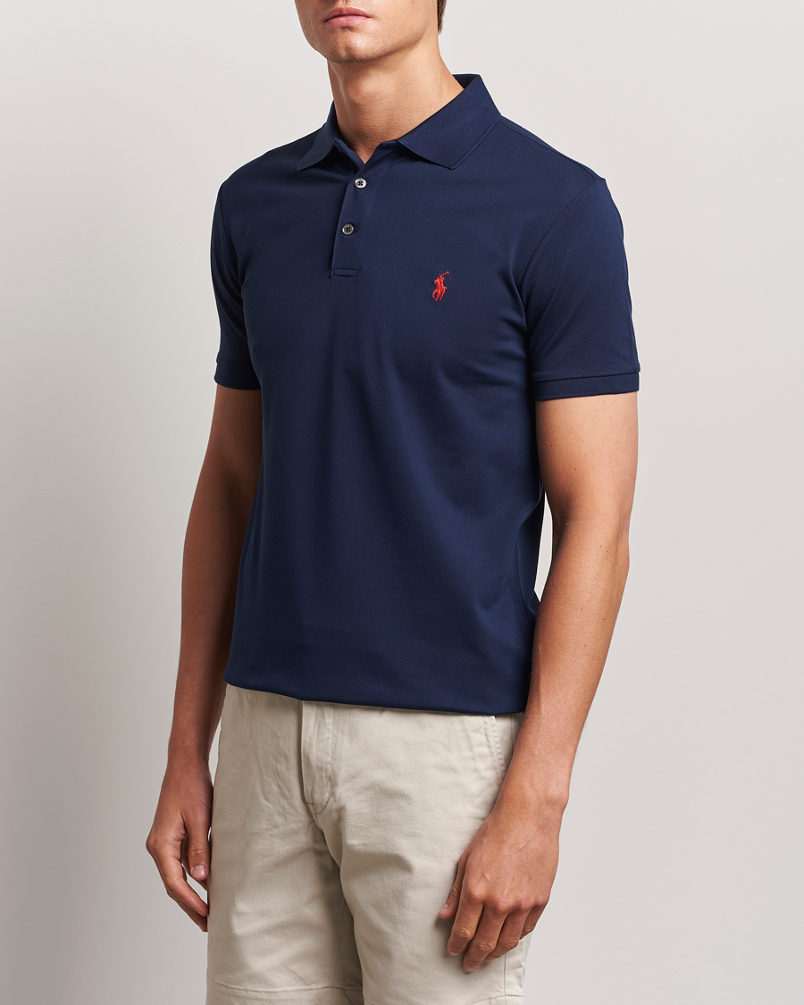 Heren | Polo's | Polo Ralph Lauren | Slim Fit Stretch Polo Refined Navy