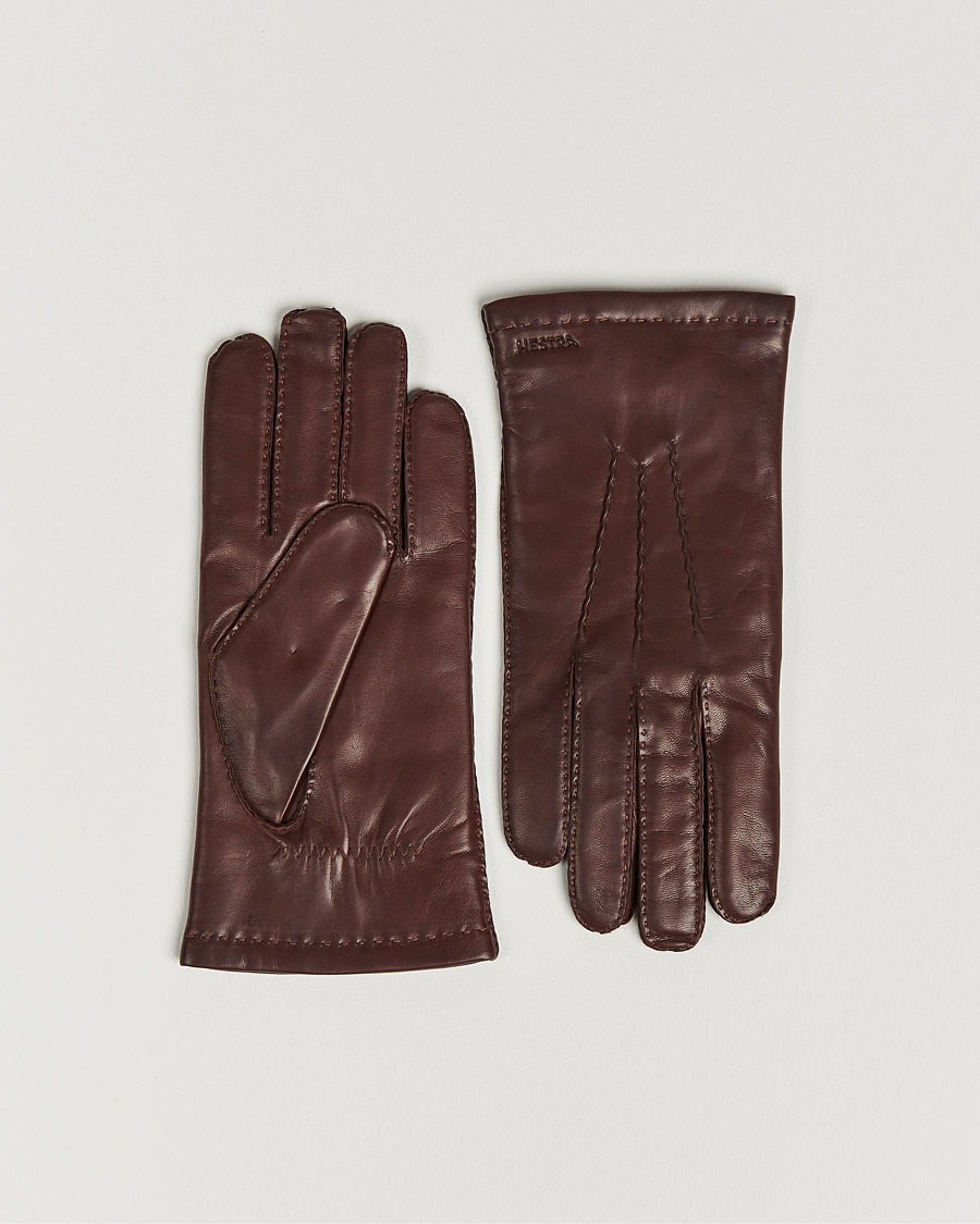 Heren | Handschoenen | Hestra | Edward Wool Lined Glove Chestnut