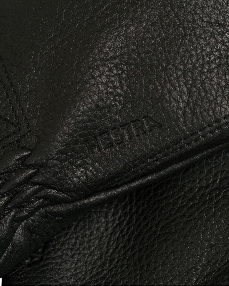 Homme | Hestra Särna Fleece Liner Elkskin Glove Black | Hestra | Särna Fleece Liner Elkskin Glove Black