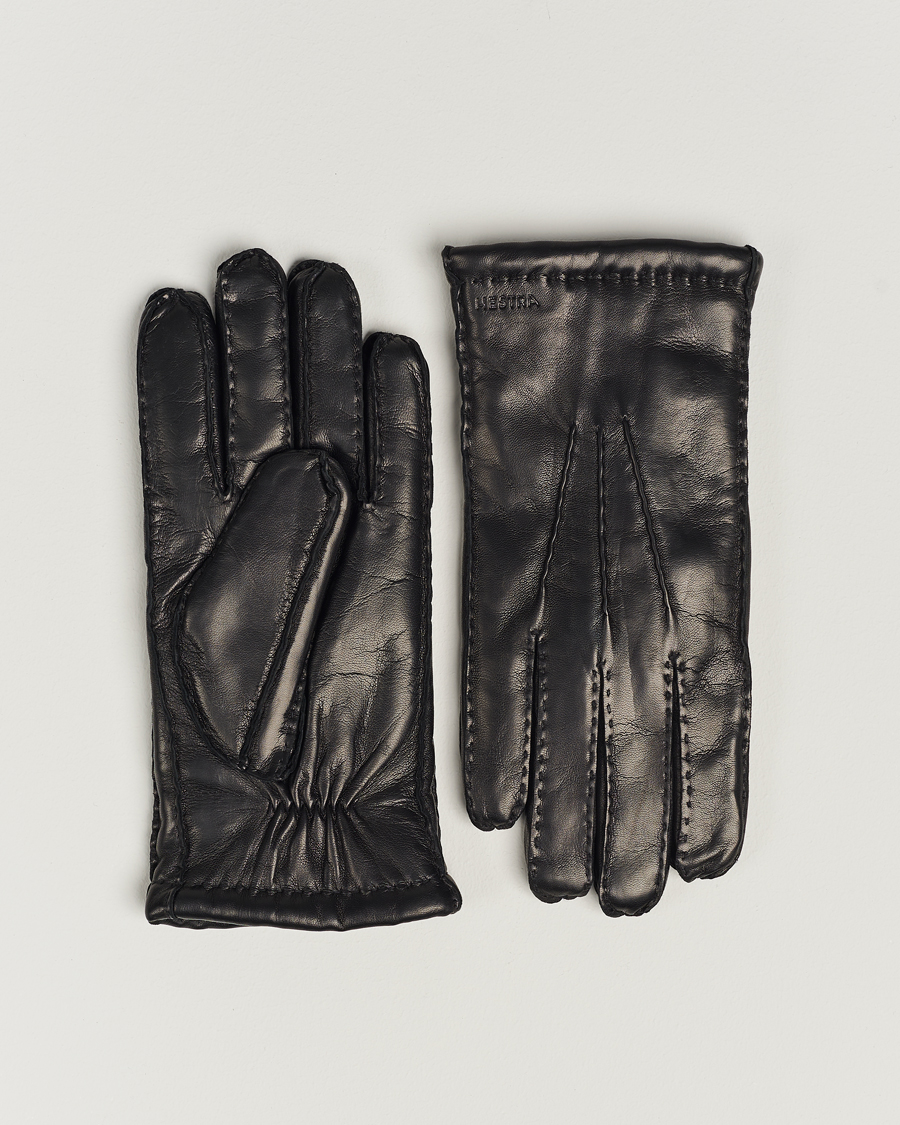 Heren | Handschoenen | Hestra | George Lambskin Hairsheep Glove Black