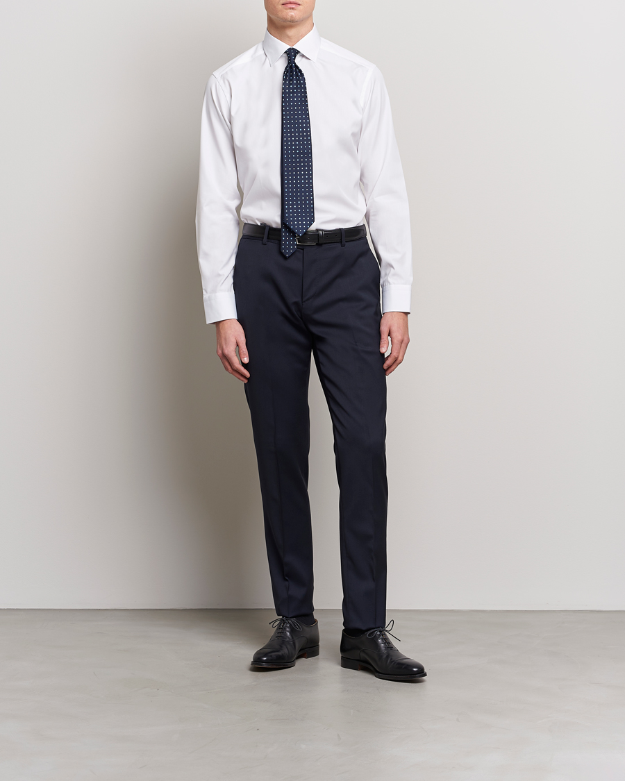 Homme | Chemises | Eton | Slim Fit Poplin Shirt White