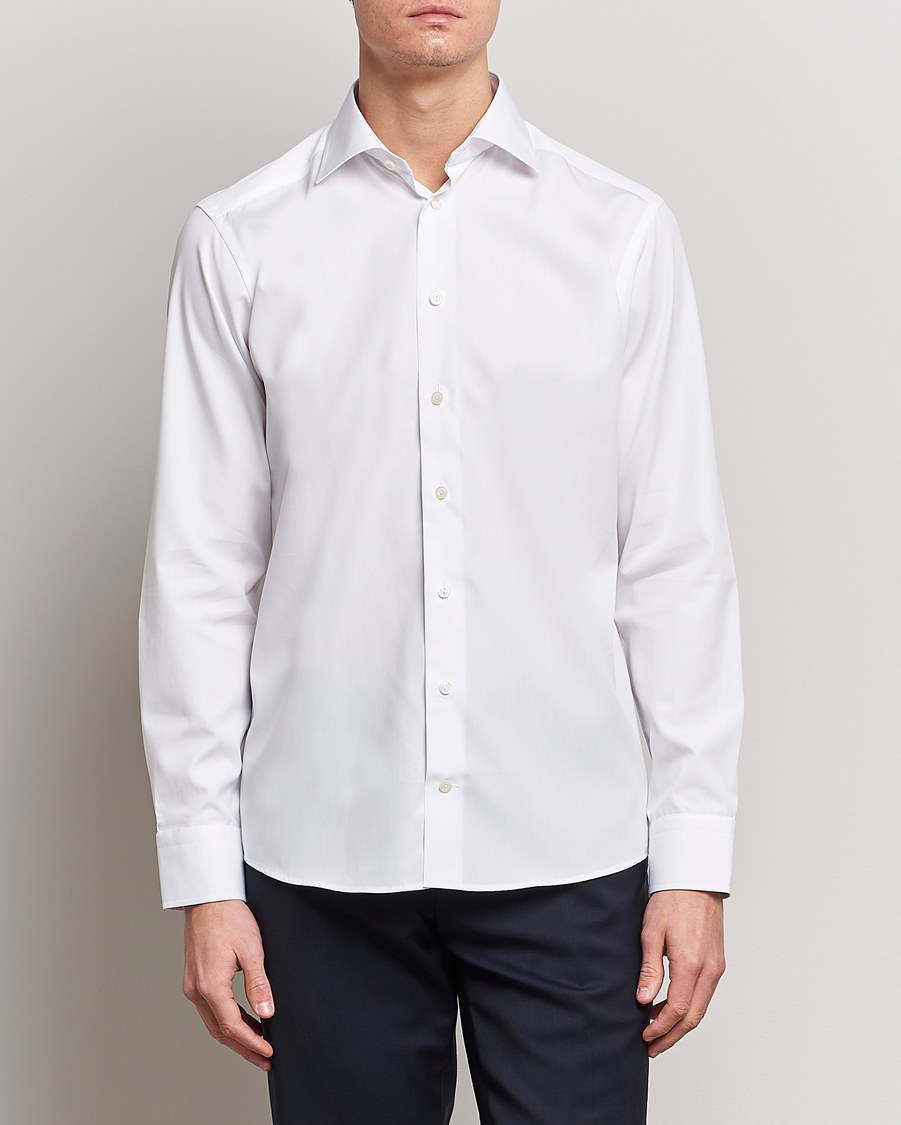 Homme | Chemises | Eton | Slim Fit Poplin Shirt White