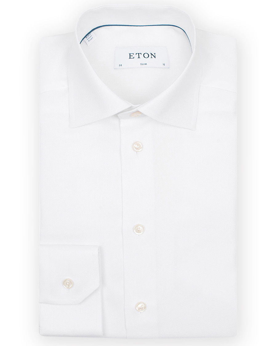Homme | Chemises | Eton | Slim Fit Royal Oxford Shirt White