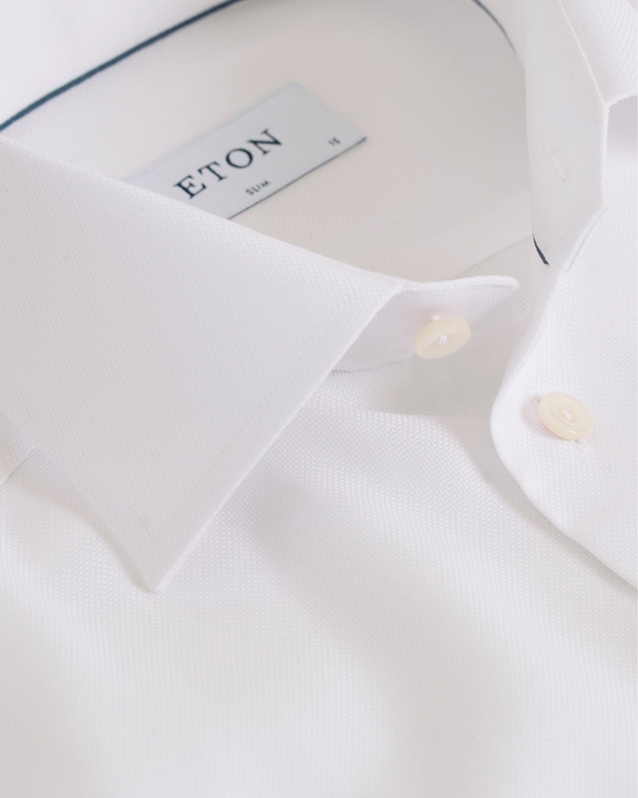 Homme | Chemises | Eton | Slim Fit Royal Oxford Shirt White