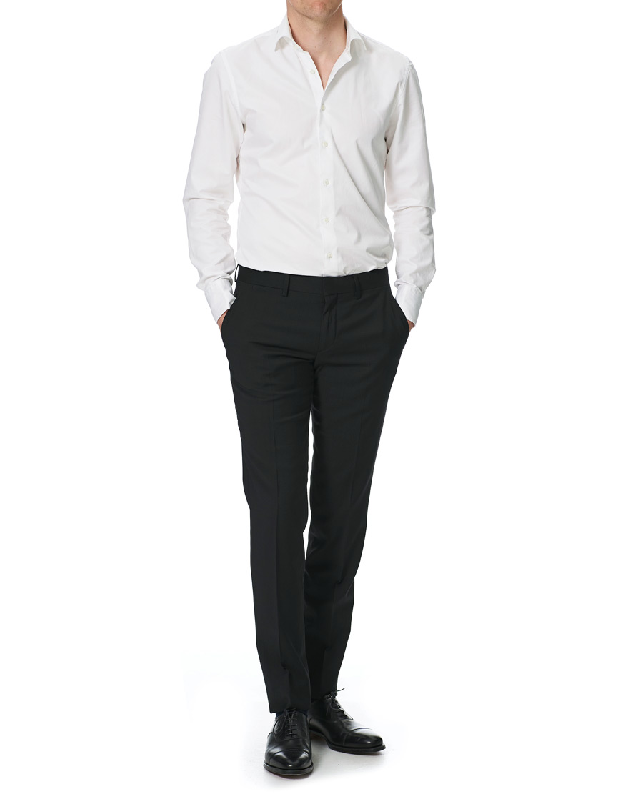 Homme | Pantalons | J.Lindeberg | Paulie Comfort Wool Trousers Black