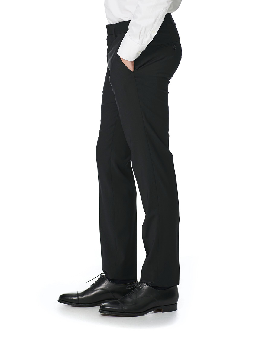 Homme | Pantalons | J.Lindeberg | Paulie Comfort Wool Trousers Black