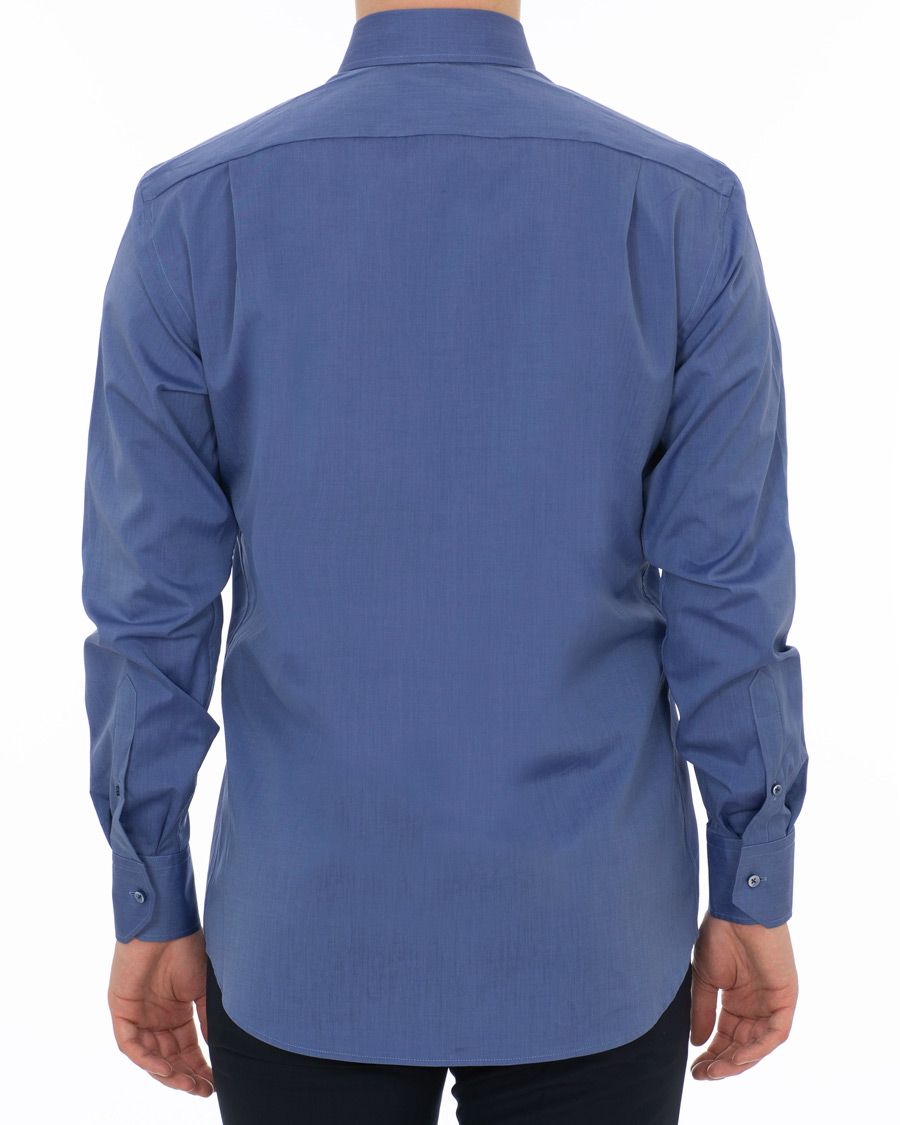Heren | Overhemden | Stenströms | Fitted Body Shirt Navy