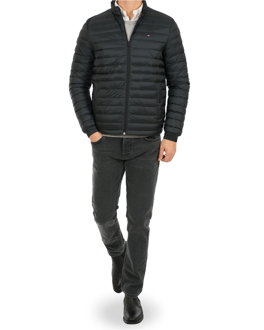 Homme | Manteaux Et Vestes | Tommy Hilfiger | Lightweight Down Bomber Jacket Jet Black