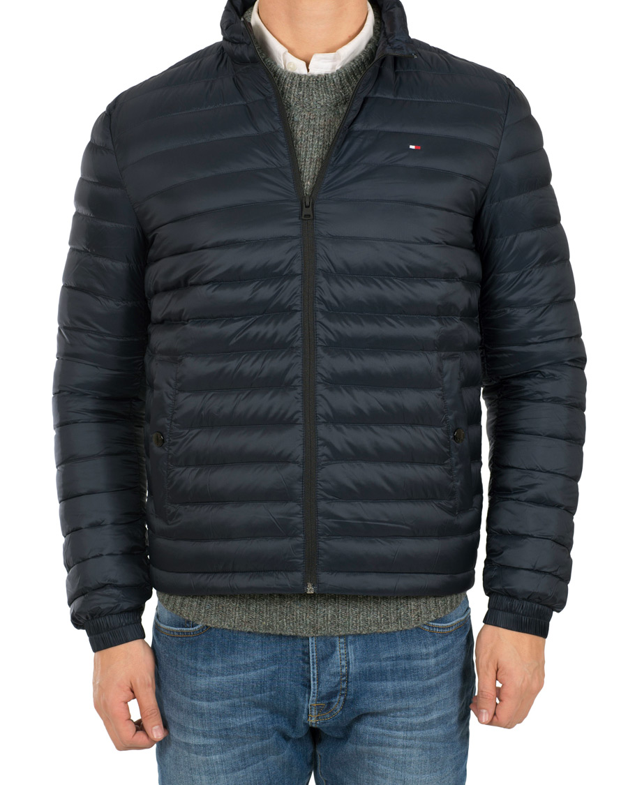 Heren | Jassen | Tommy Hilfiger | Lightweight Down Bomber Jacket Sky Captain