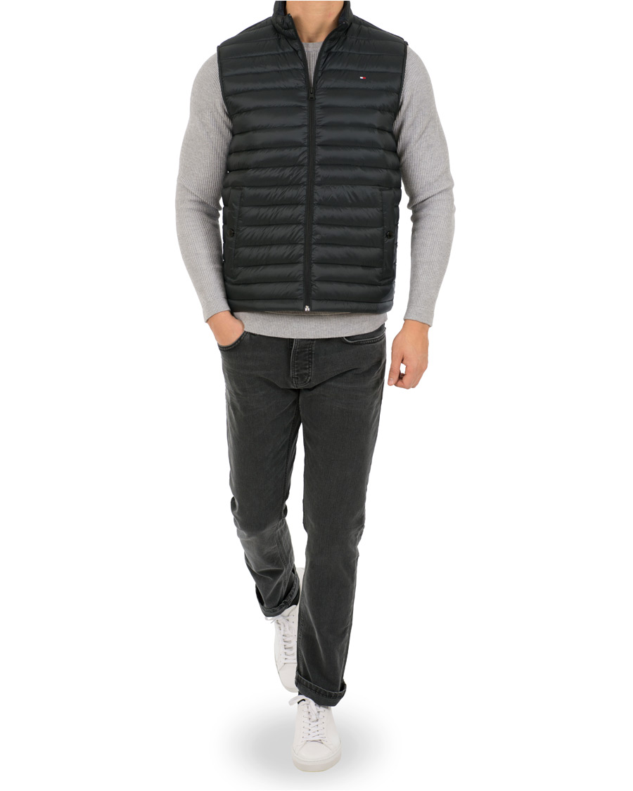 Homme | Manteaux Et Vestes | Tommy Hilfiger | Lightweight Down Vest Jet Black