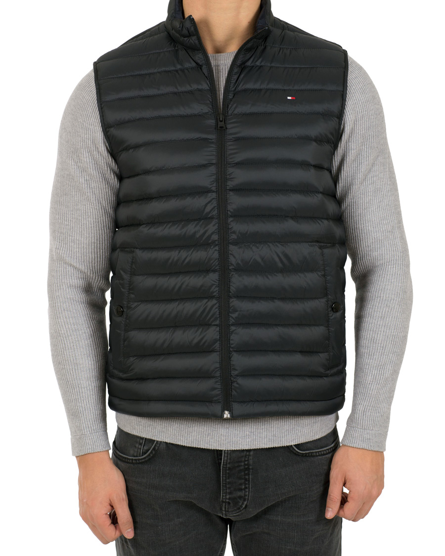 Homme | Manteaux Et Vestes | Tommy Hilfiger | Lightweight Down Vest Jet Black