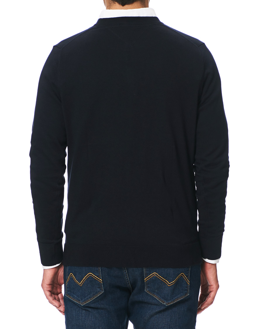 Homme | Pulls Et Tricots | Tommy Hilfiger | Cotton/Silk Crew Neck Pullover Sky Captain