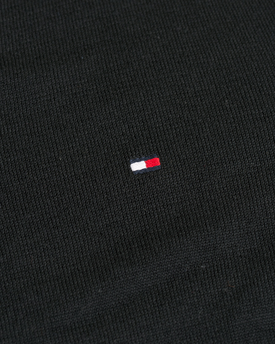 Homme | Pulls Et Tricots | Tommy Hilfiger | Cotton/Silk V-Neck Pullover Flag Black