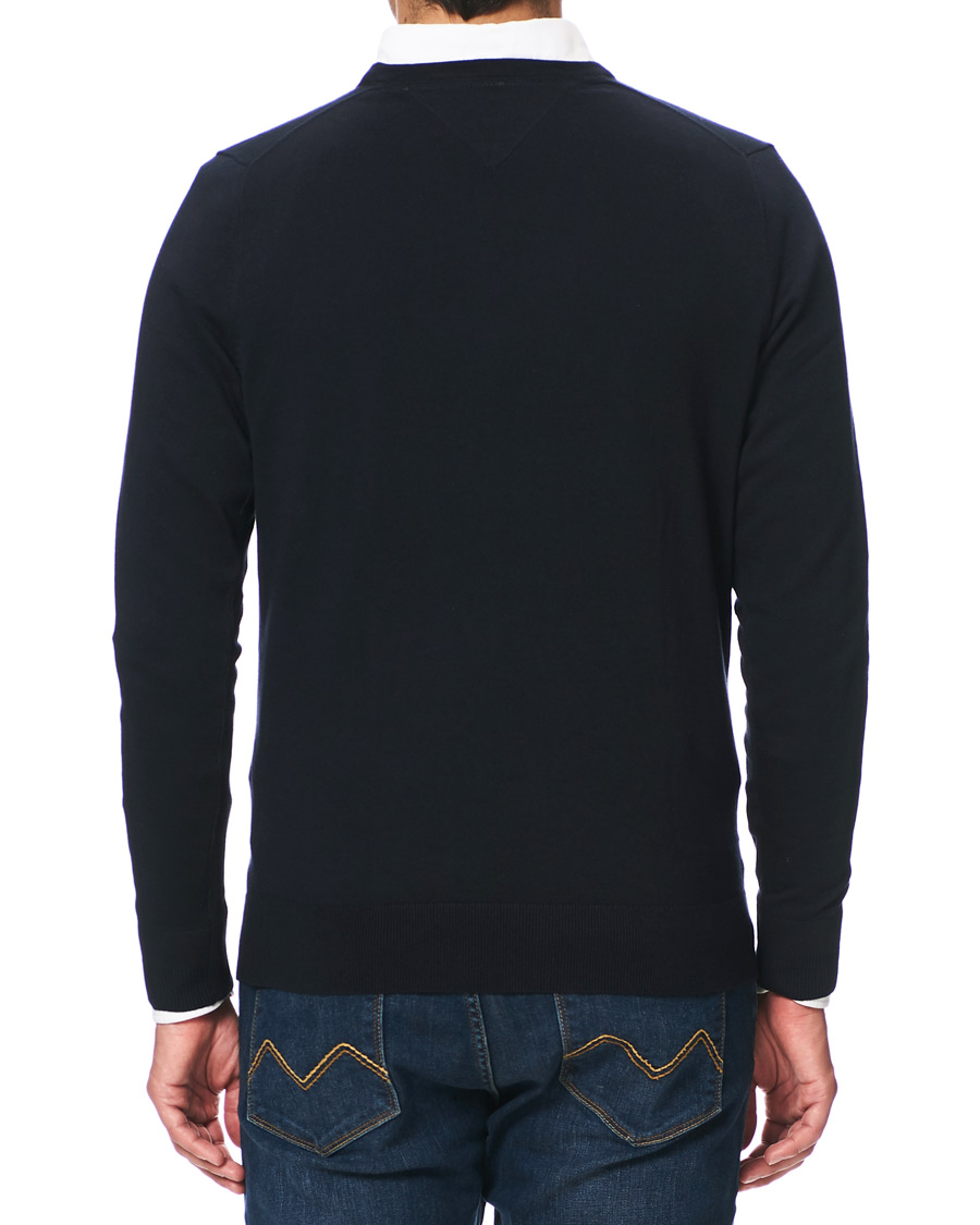Homme | Pulls Et Tricots | Tommy Hilfiger | Cotton/Silk V-Neck Pullover Sky Captain