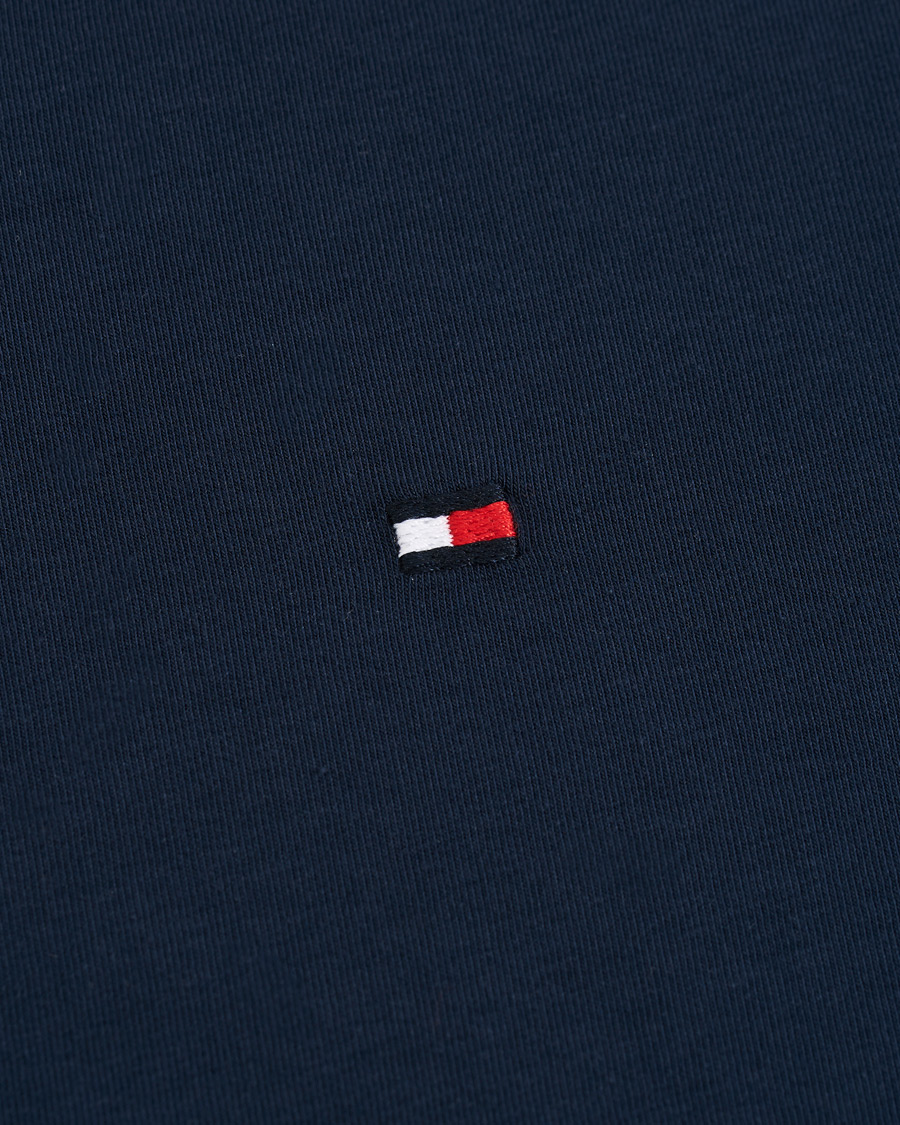Homme | T-shirts | Tommy Hilfiger | Slim Fit Stretch V-Neck Tee Navy Blazer