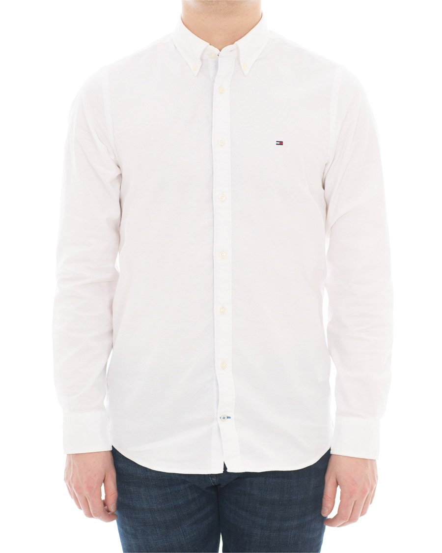 Homme | Chemises | Tommy Hilfiger | Slim Fit Stretch Oxford Shirt Bright White
