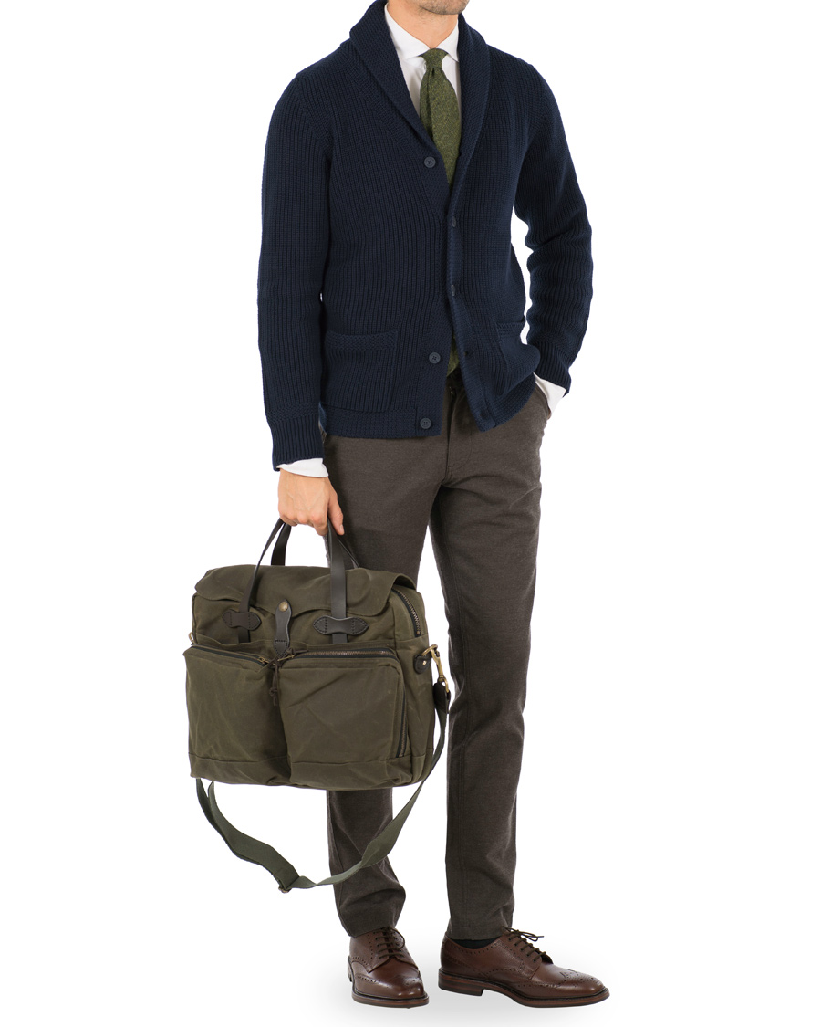 Homme | Filson 24-Hour Tin Briefcase Otter Green Canvas | Filson | 24-Hour Tin Briefcase Otter Green Canvas