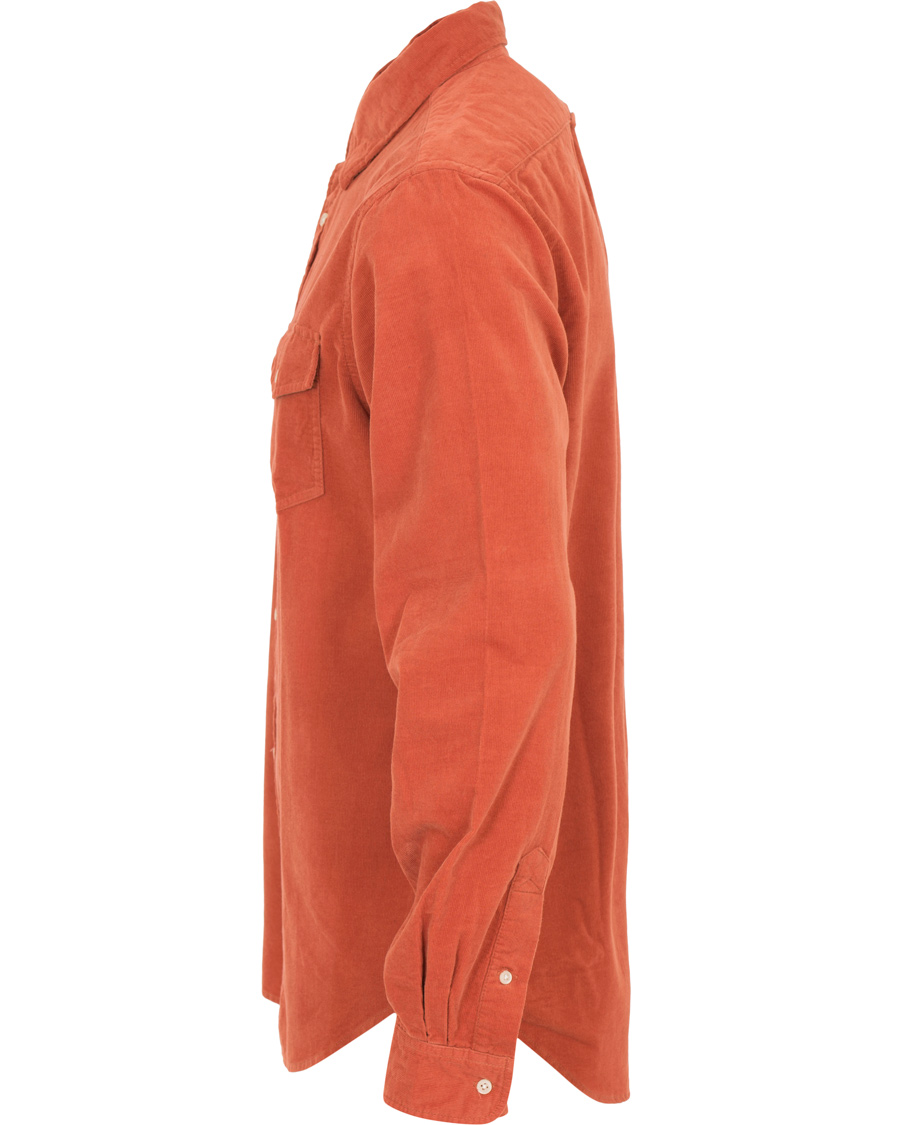 Homme | Chemises | WACAY | Gusto Baby Cord Shirt Coral