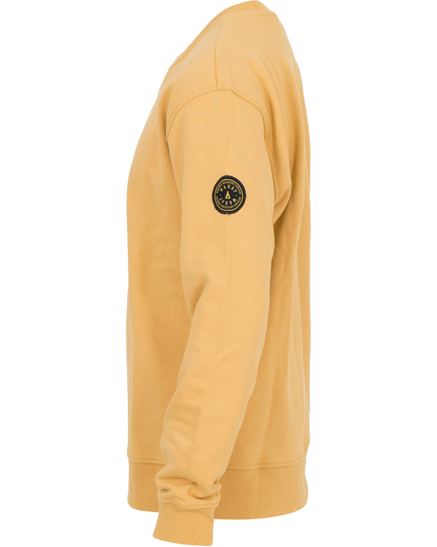 Heren | Truien | WACAY | Badge Sweatshirts Faded Yellow