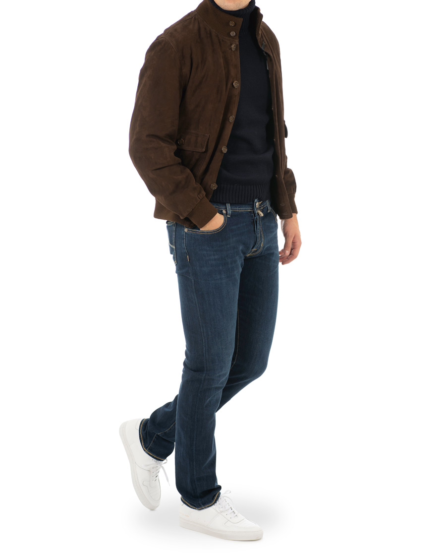 Homme | Jeans | Jacob Cohën | 622 Slim Jeans Mid Blue