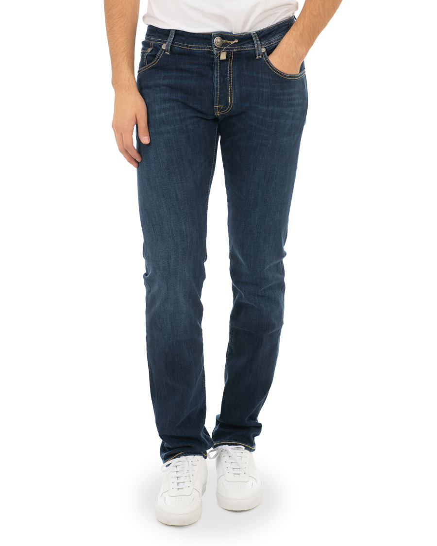 Homme | Jeans | Jacob Cohën | 622 Slim Jeans Mid Blue