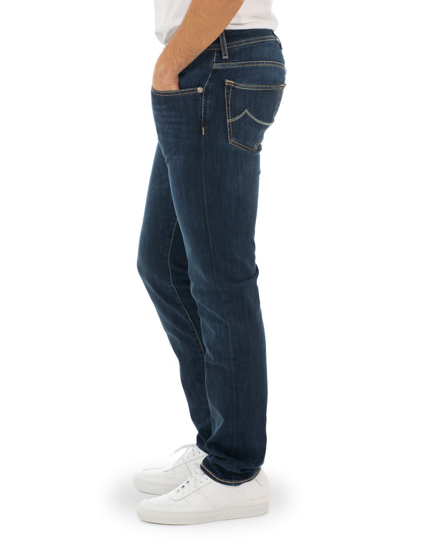 Homme | Jeans | Jacob Cohën | 622 Slim Jeans Mid Blue