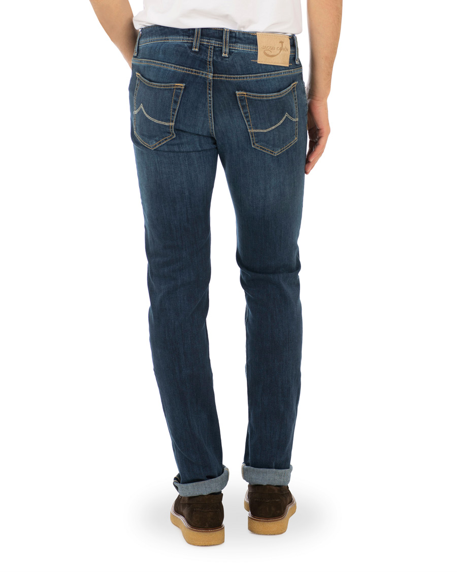 Homme | Jeans | Jacob Cohën | 688 Slim Jeans Mid Blue