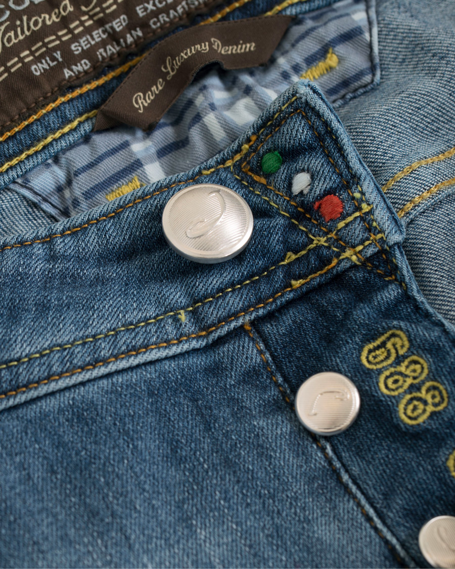 Heren | Jeans | Jacob Cohën | Jacob Cohen 688 Slim Jeans Light Blue