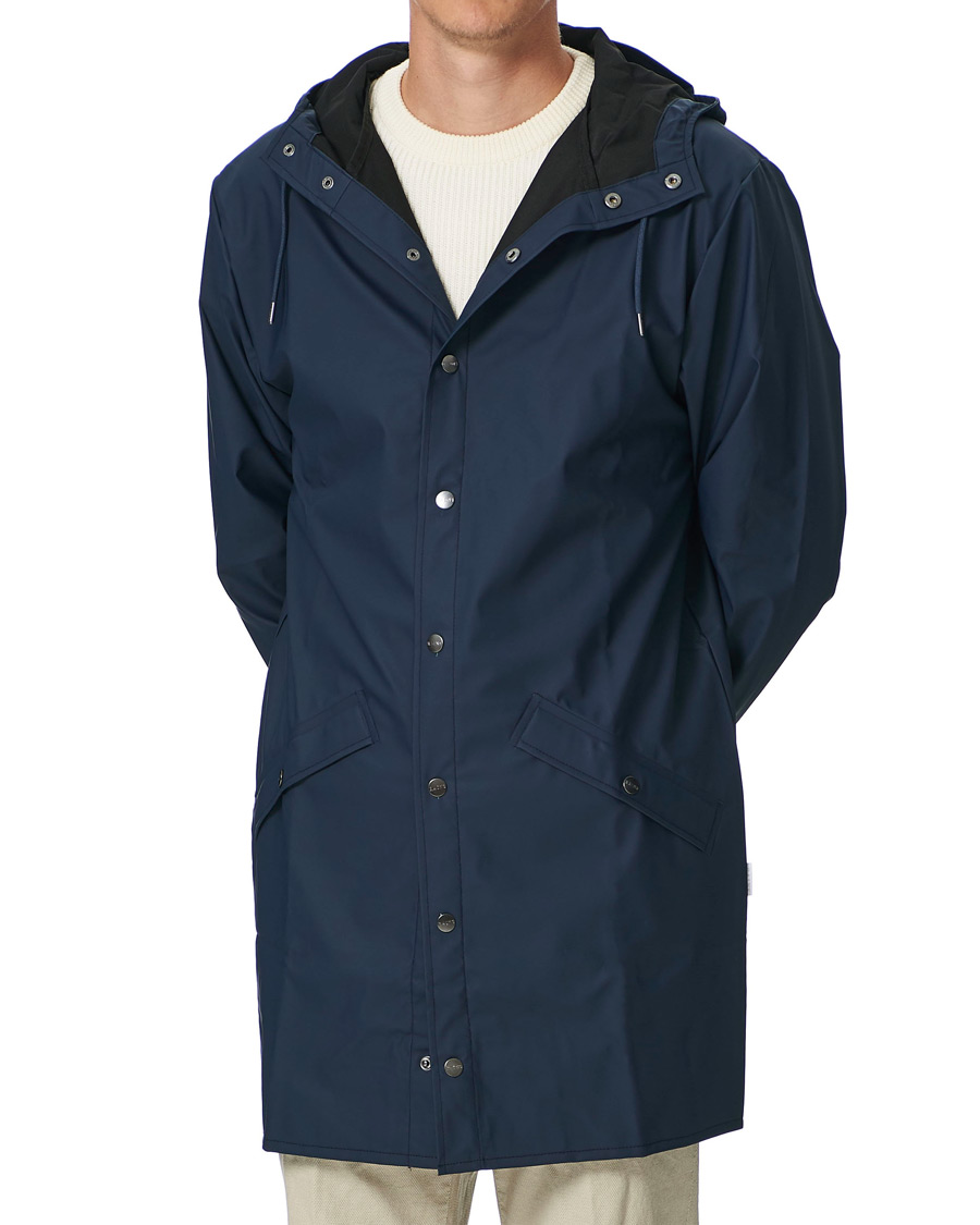 Homme | Manteaux Et Vestes | RAINS | Long Jacket Blue