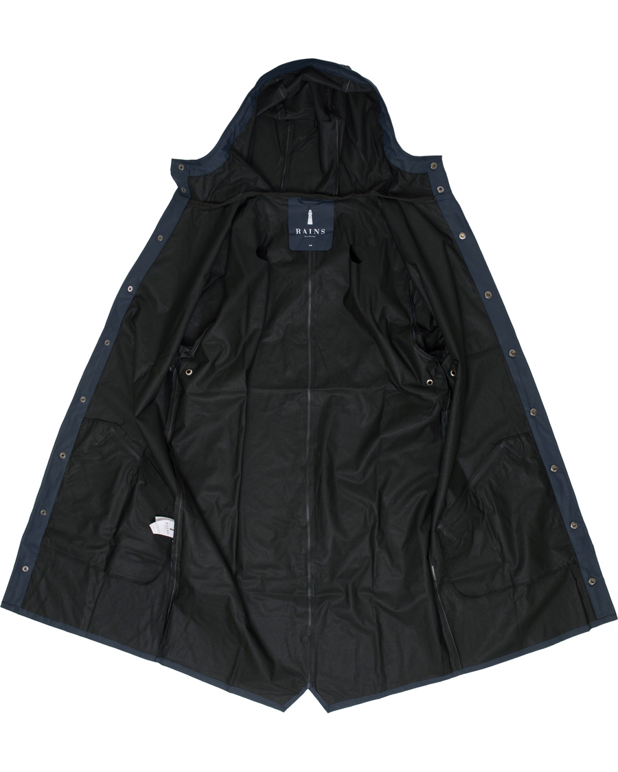 Homme | Manteaux Et Vestes | RAINS | Long Jacket Blue
