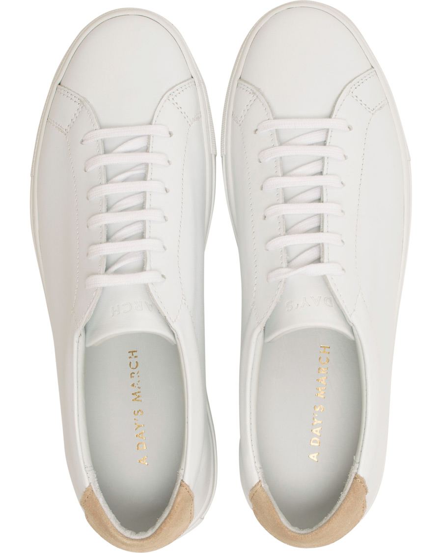 Homme | A Day's March Marching Sneakers White Calf | A Day's March | Marching Sneakers White Calf