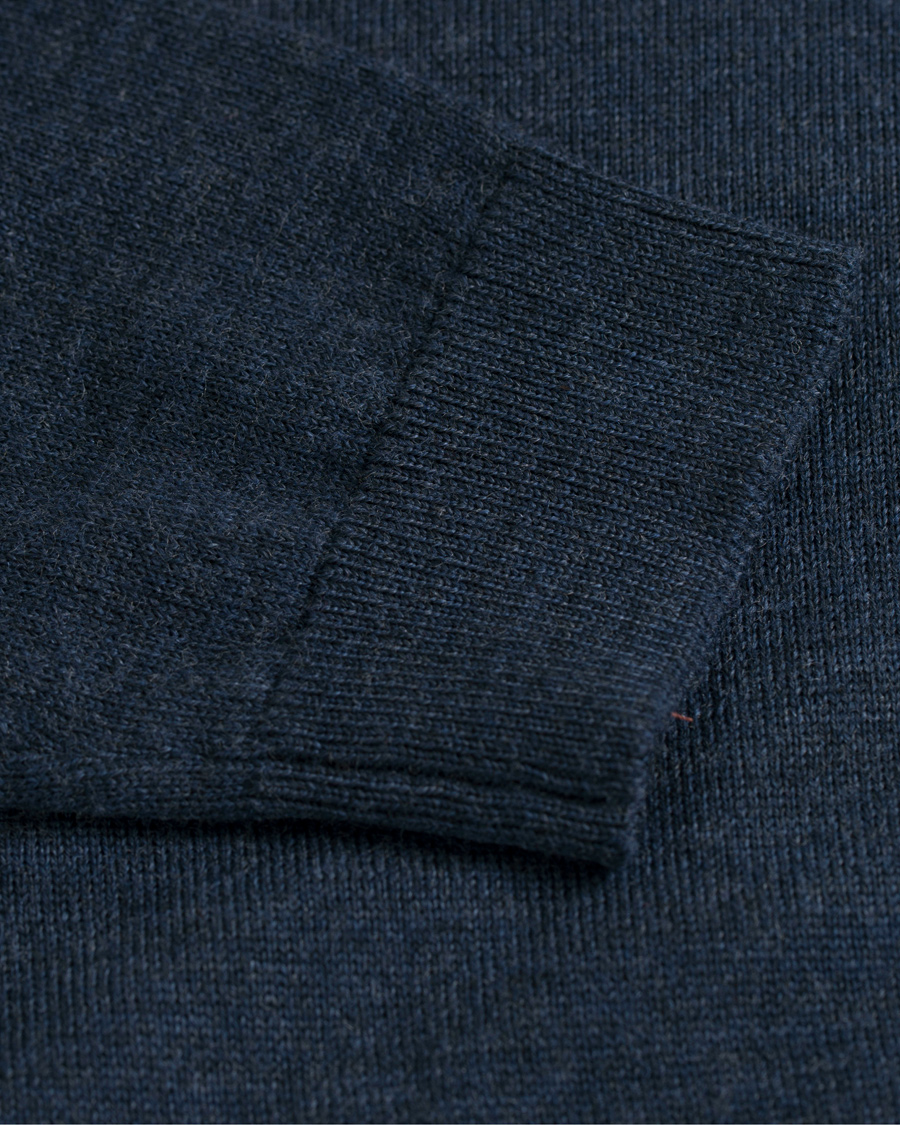 Homme | Pulls Et Tricots | A Day's March | Merino Roll Neck Midnight Melange