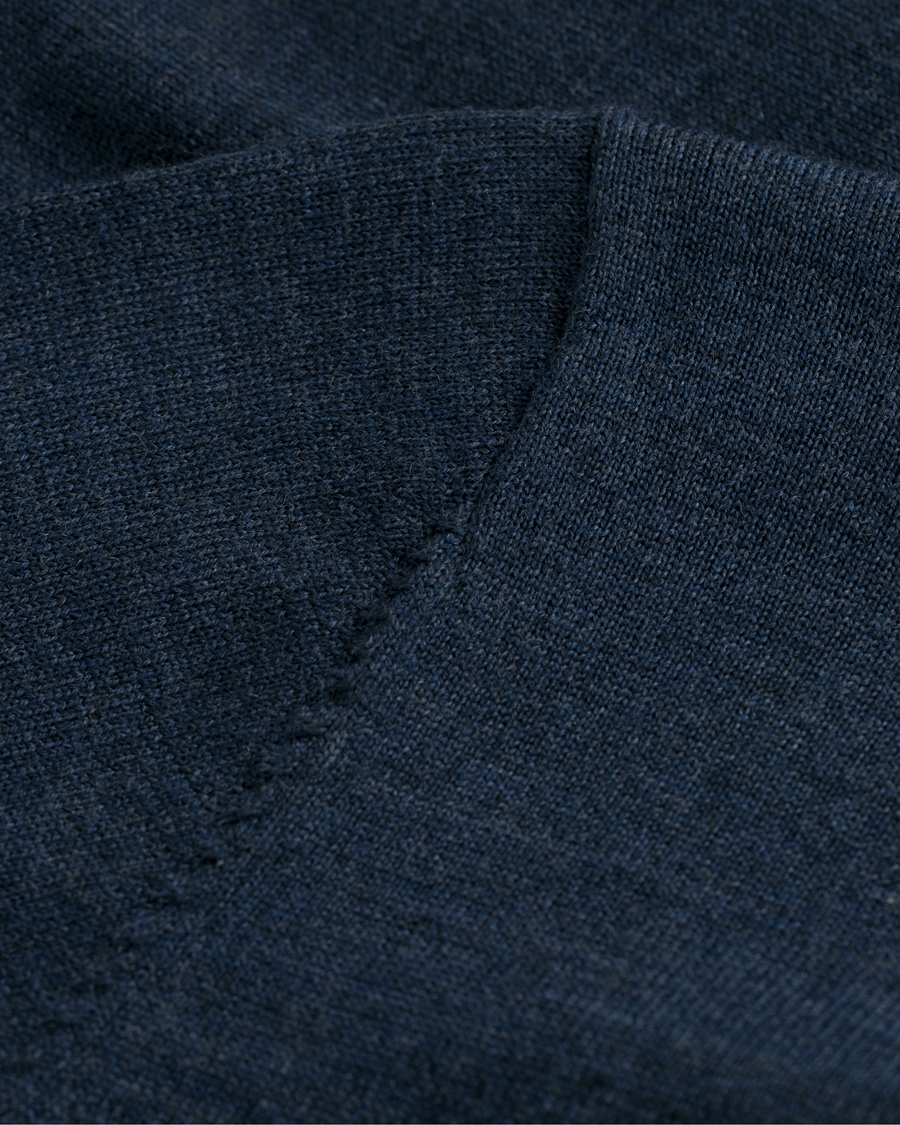 Homme | Pulls Et Tricots | A Day's March | Merino Roll Neck Midnight Melange