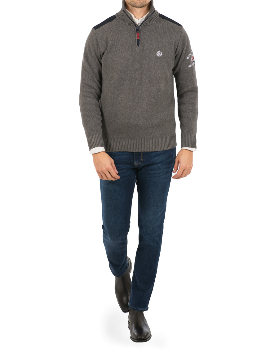 Homme | Pulls Et Tricots | Henri-Lloyd | Henri Lloyd RWR Half Zip Grey Melange