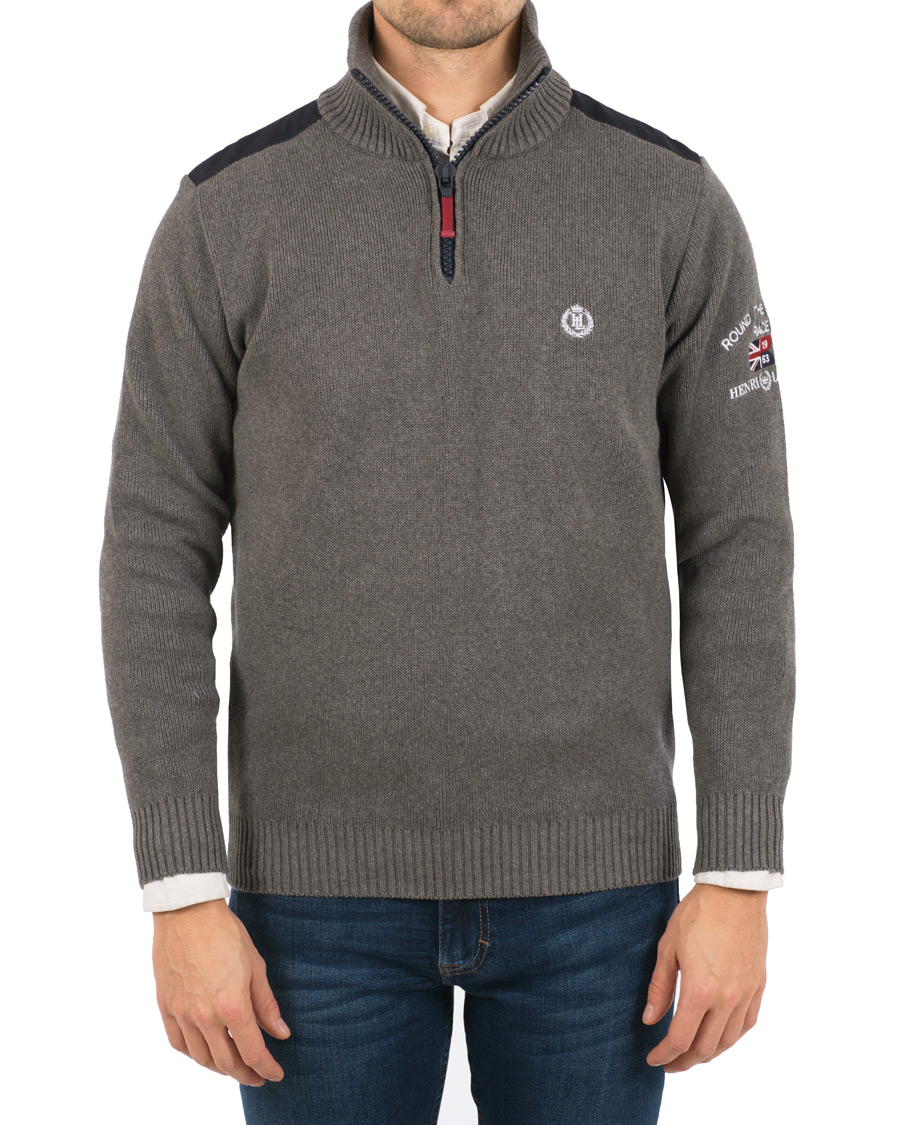 Homme | Pulls Et Tricots | Henri-Lloyd | Henri Lloyd RWR Half Zip Grey Melange