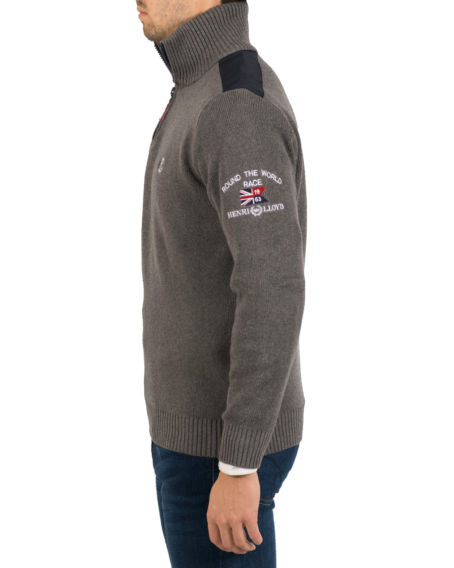 Homme | Pulls Et Tricots | Henri-Lloyd | Henri Lloyd RWR Half Zip Grey Melange