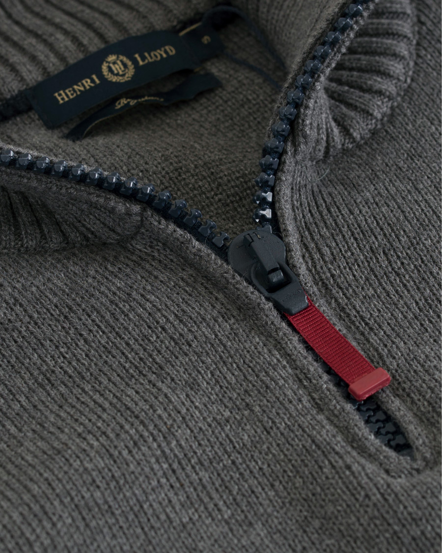 Homme | Pulls Et Tricots | Henri-Lloyd | Henri Lloyd RWR Half Zip Grey Melange