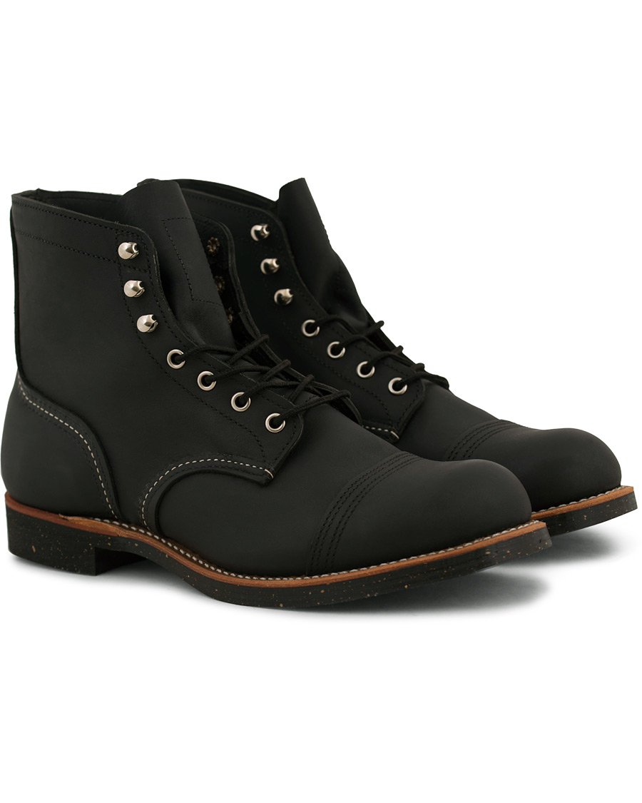 Homme | Red Wing Shoes Iron Ranger Boot Black Harness Leather | Red Wing Shoes | Iron Ranger Boot Black Harness Leather